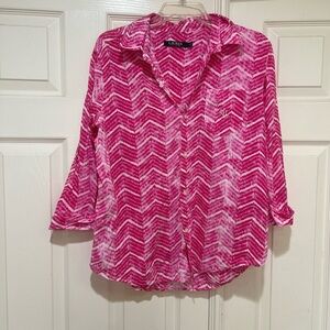 Lauren Ralph Lauren Tunic Women Large‎ Pink Tie Dye Barbie Core Sleepwear Beach